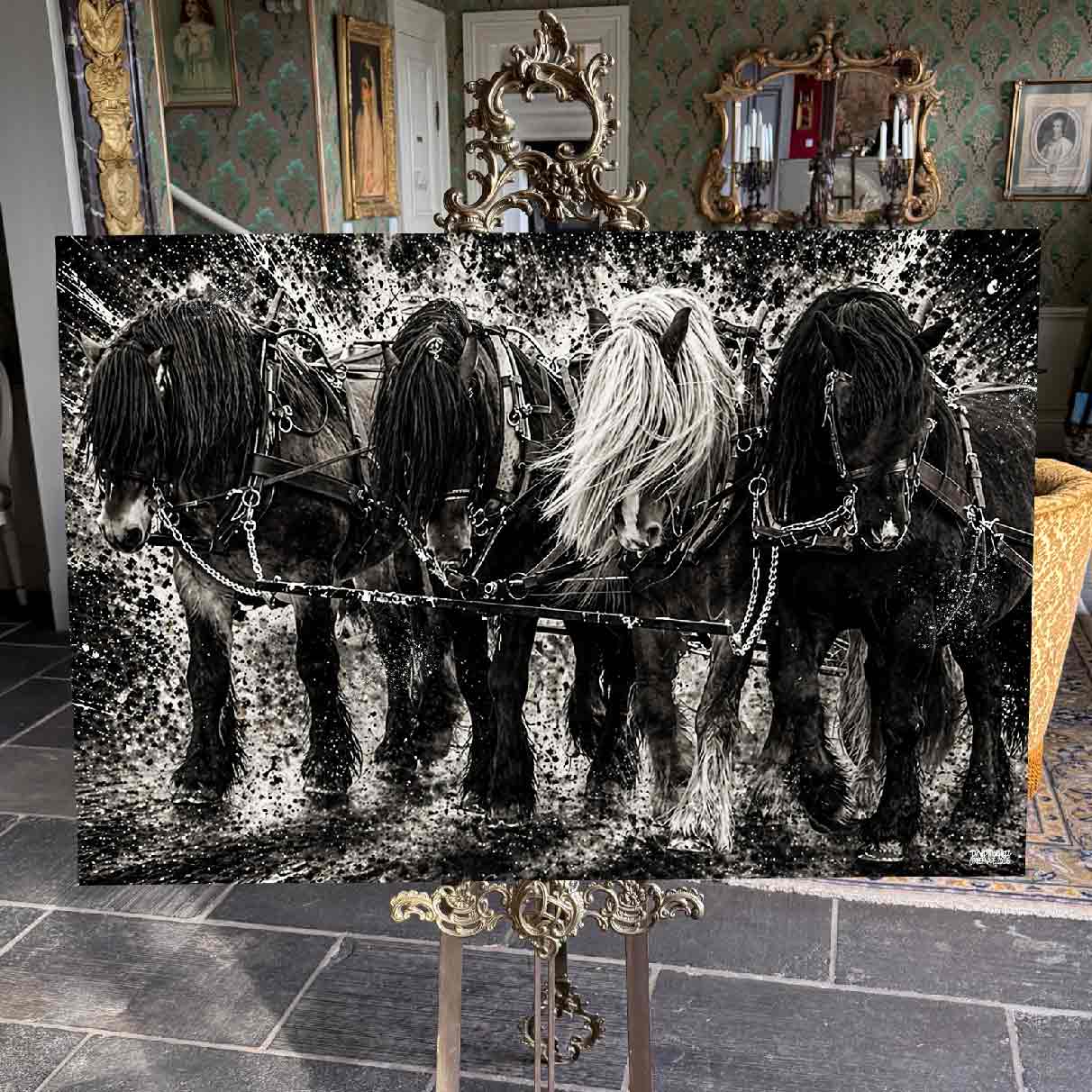 Nordsvensk Brukshäst Canvas