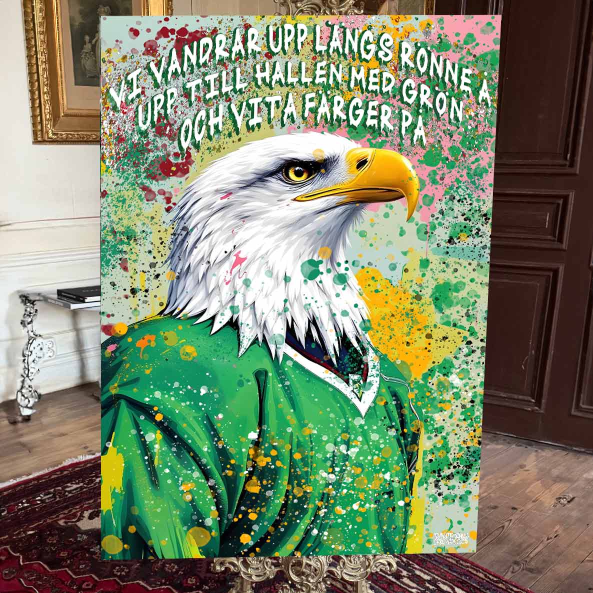 Rögle Eagle Canvas