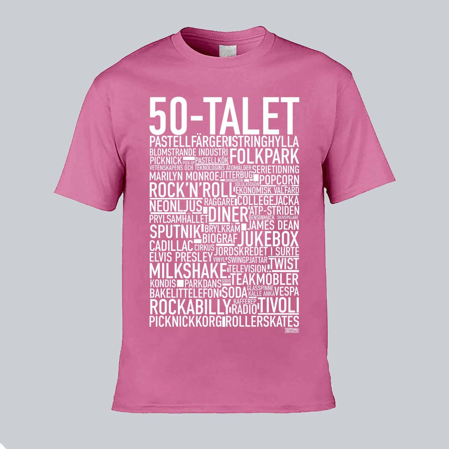 50-Talet Text T-shirt