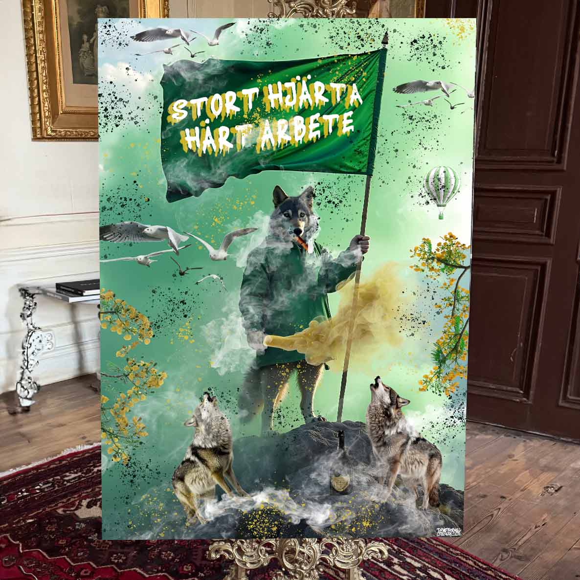 Färjestad Vargar Canvas
