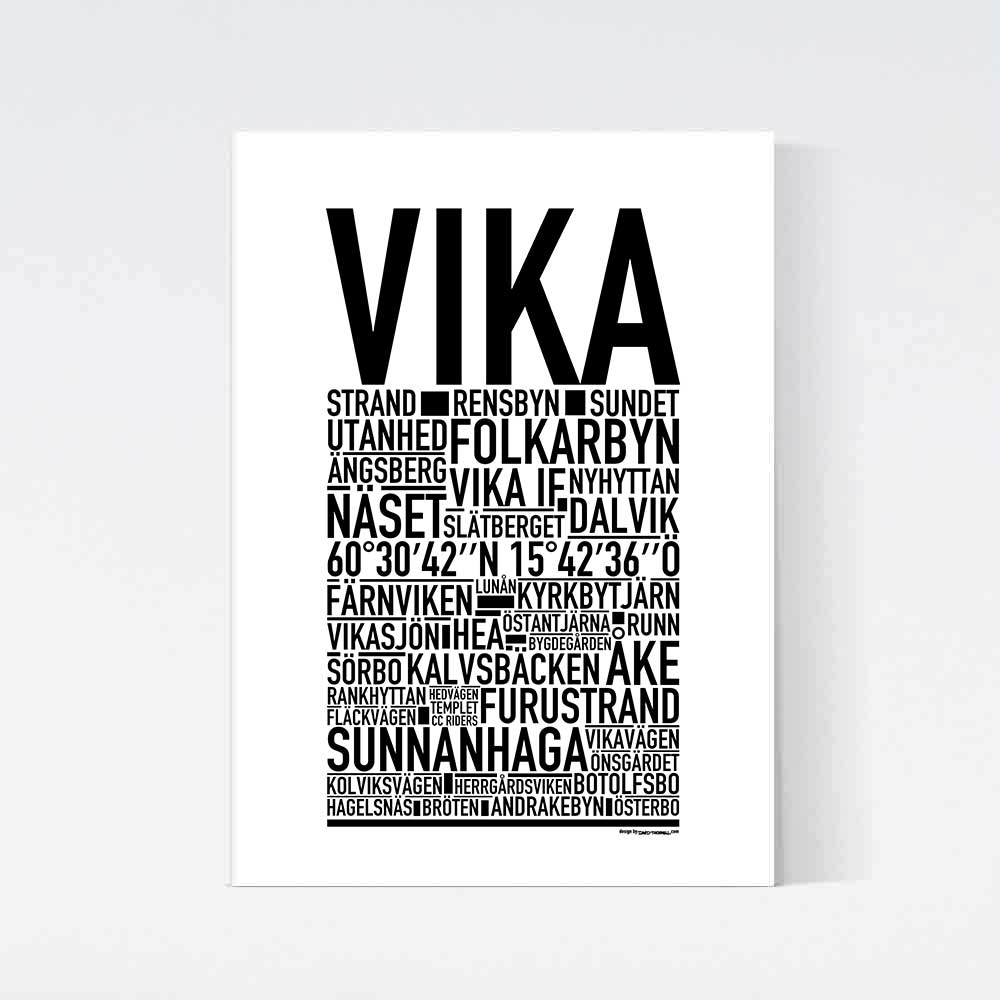 Vika Text Poster