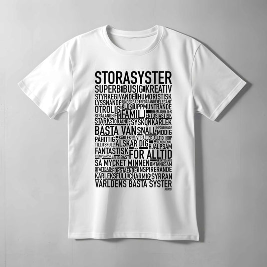 Storasyster 2024 Text T-shirt