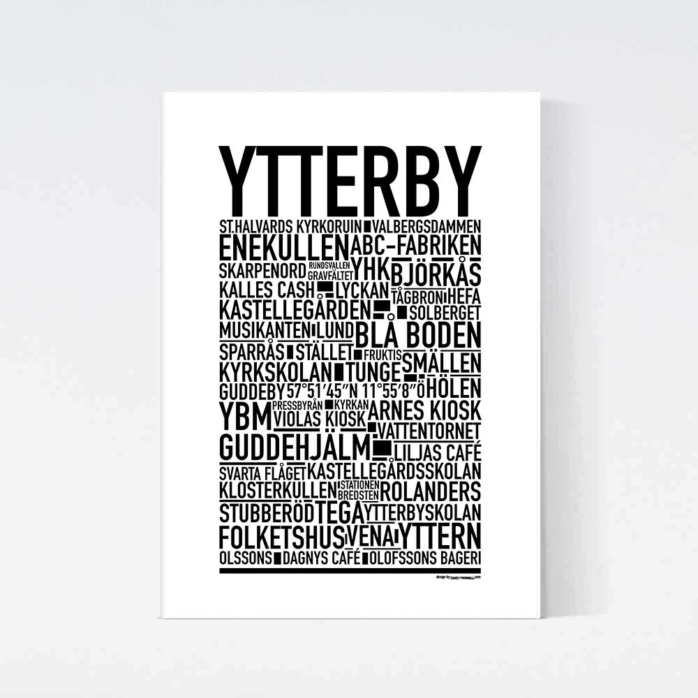 Ytterby Text Poster