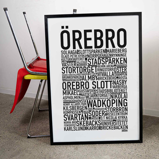 Örebro 2025 Text Poster