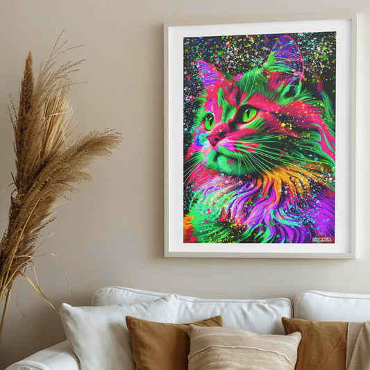 Kärleksfull Katt Poster