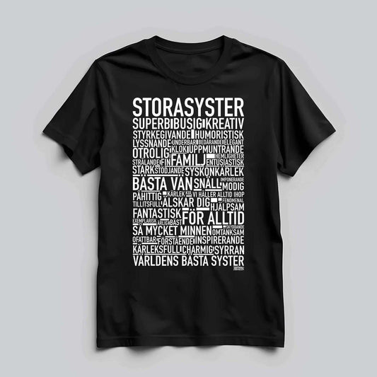 Storasyster 2024 Text T-shirt
