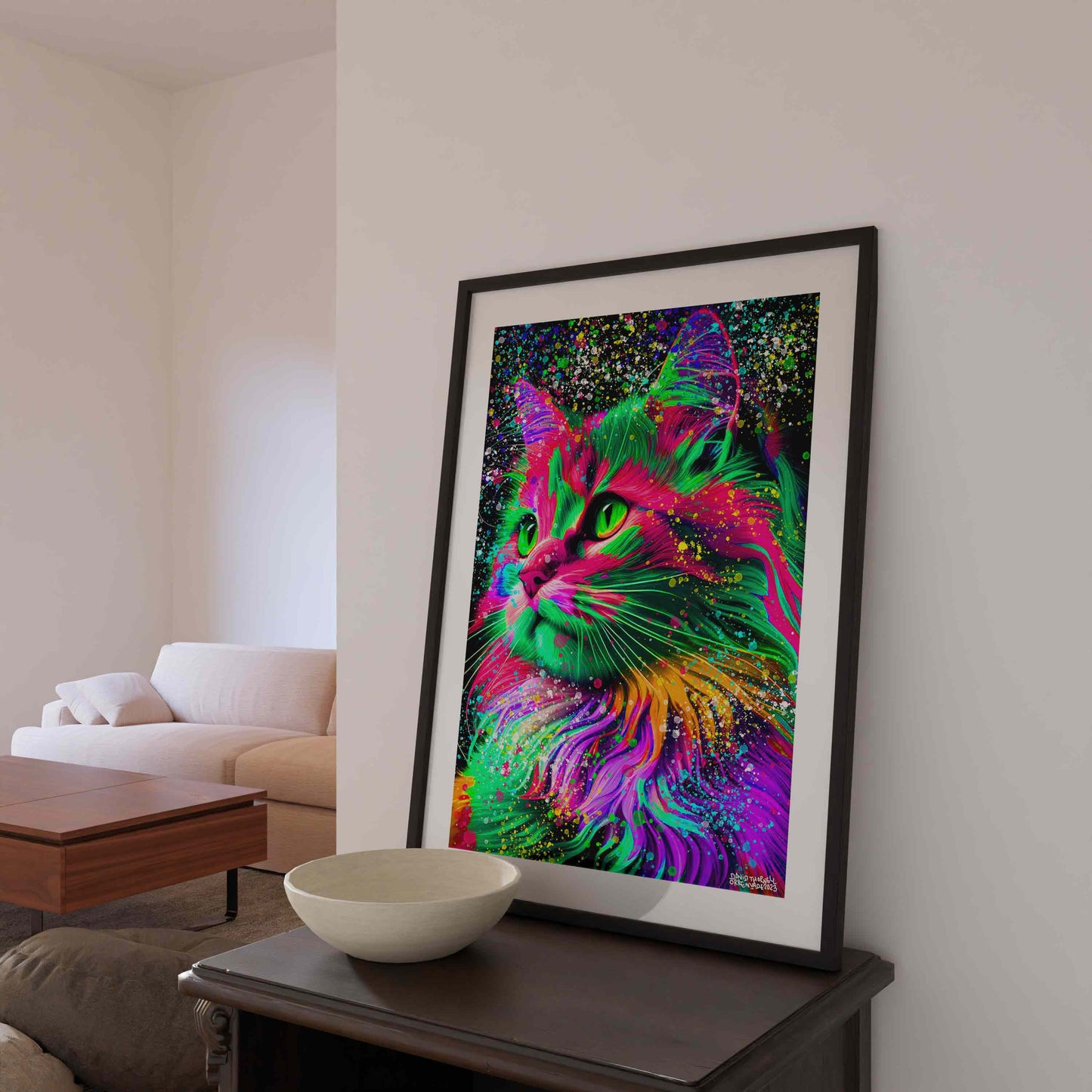 Kärleksfull Katt Poster