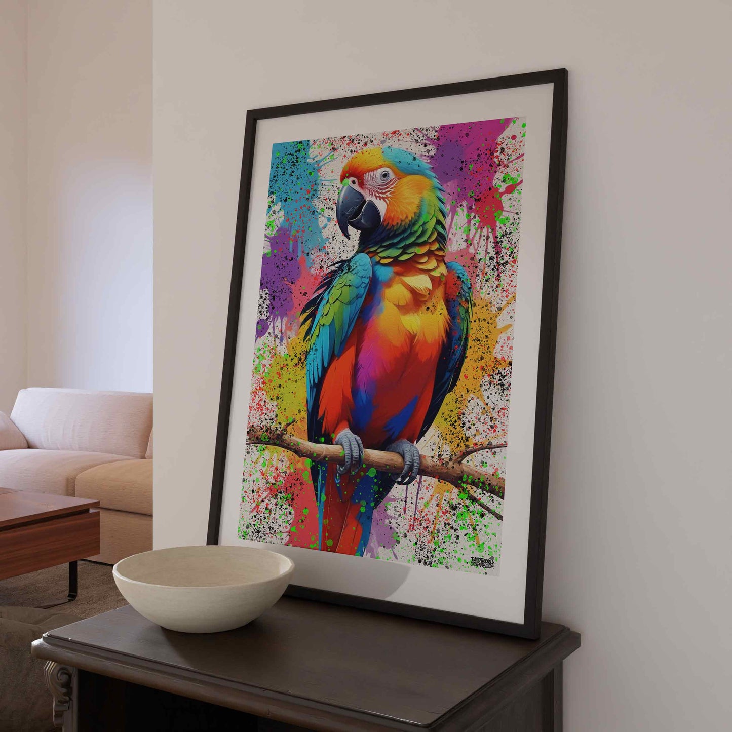 Härlig Papegoja Poster