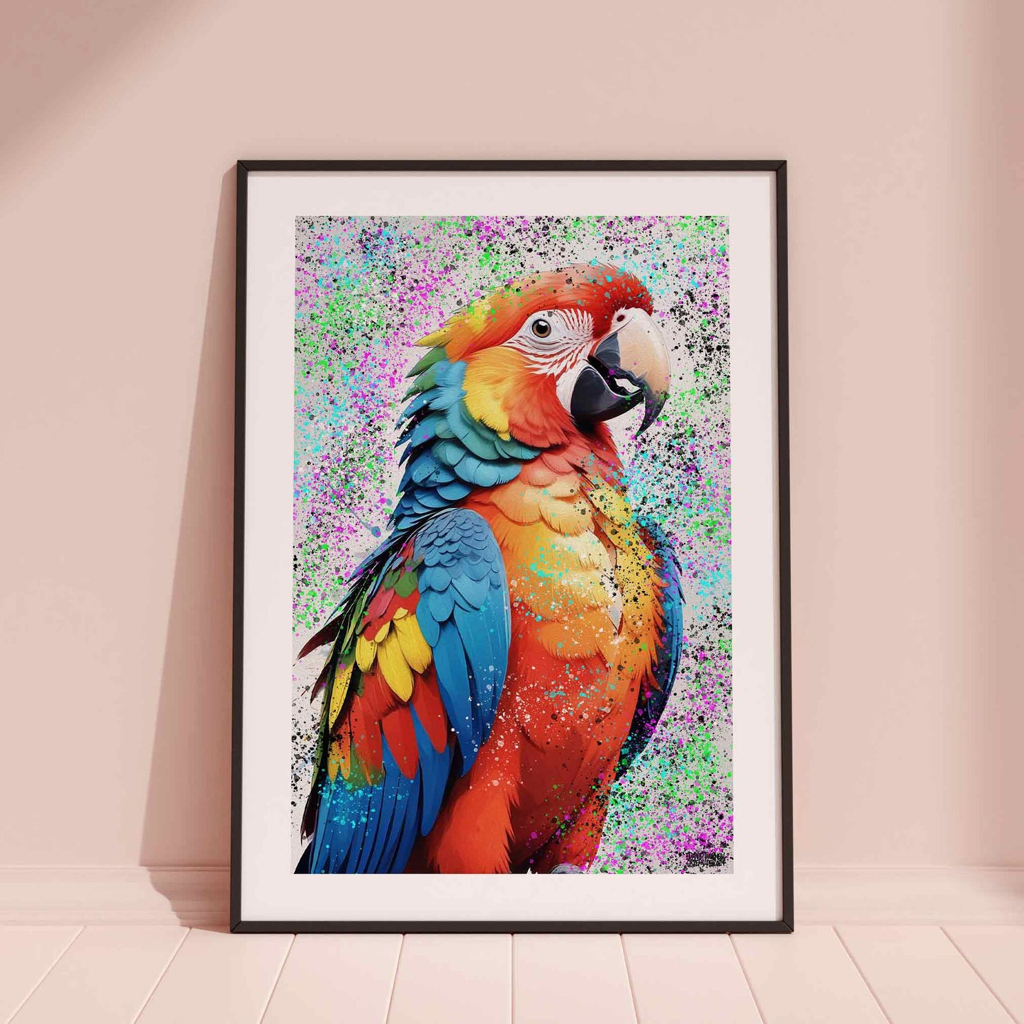 Färgglad Papegoja Poster