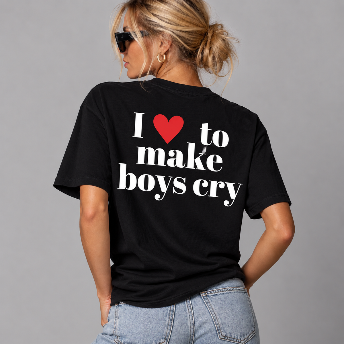 I <3 To Make Boys Cry T-shirt