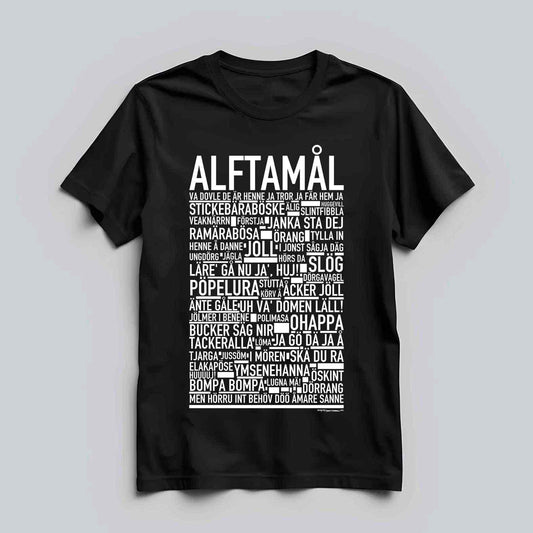 Alftamål Dialekt Text T-shirt
