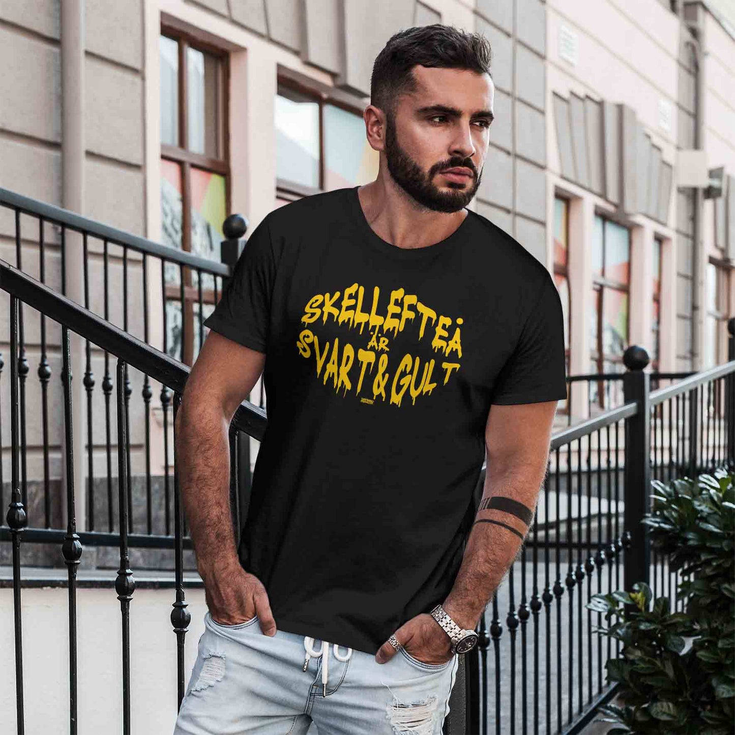 Skellefteå Är Svart & Gult T-shirt