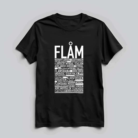 Flåm Text T-Shirt