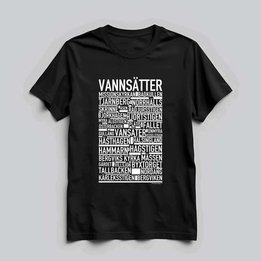 Vannsätter Text T-Shirt
