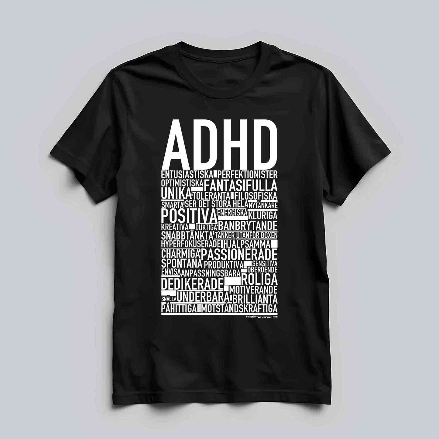 ADHD Text T-shirt