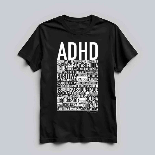 ADHD Text T-shirt