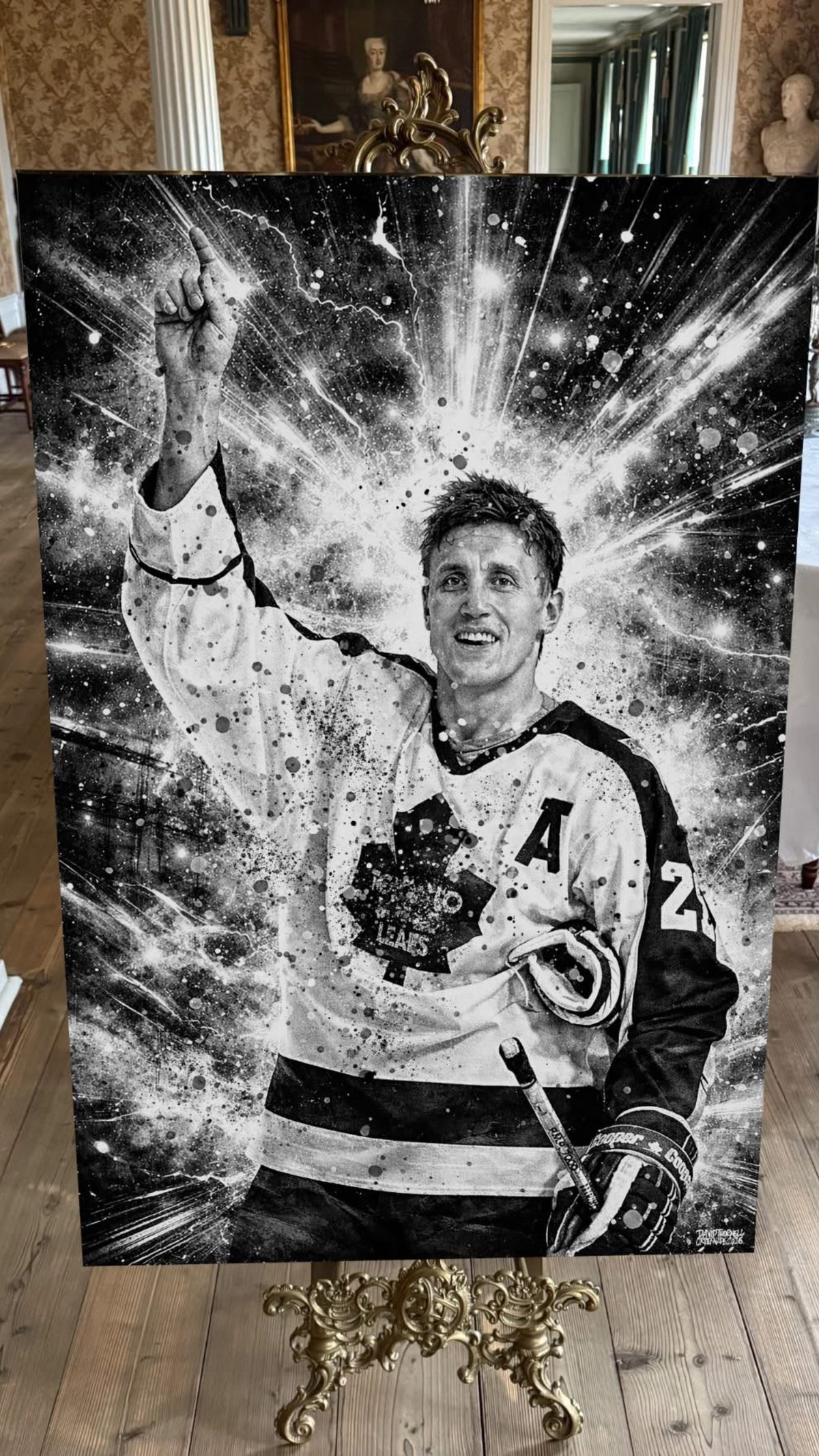 Börje Salming canvastavla 75x100cm