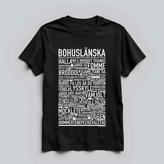 Bohuslänska Dialekt Text T-shirt