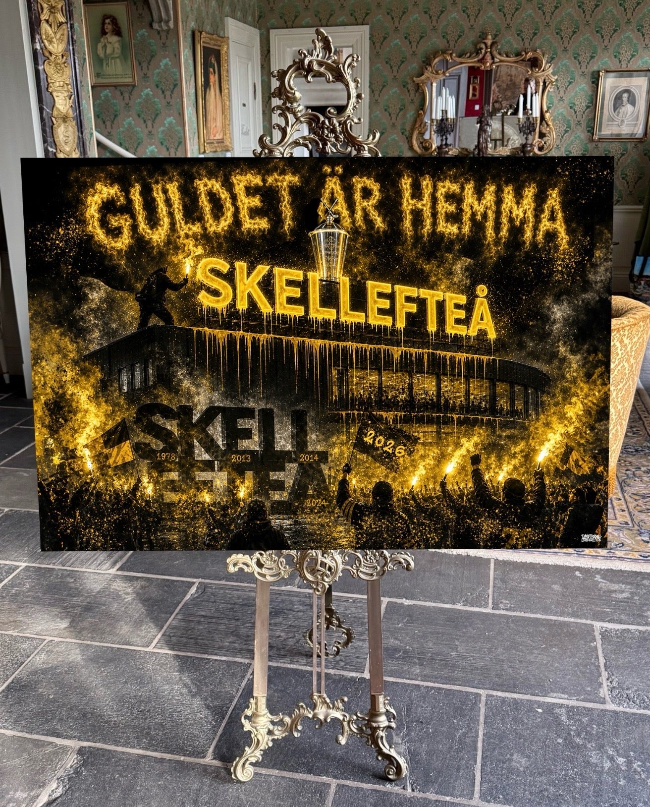 Skellefteå 2026 Canvastavla 80x120cm