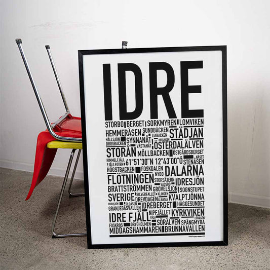 Idre Text Poster