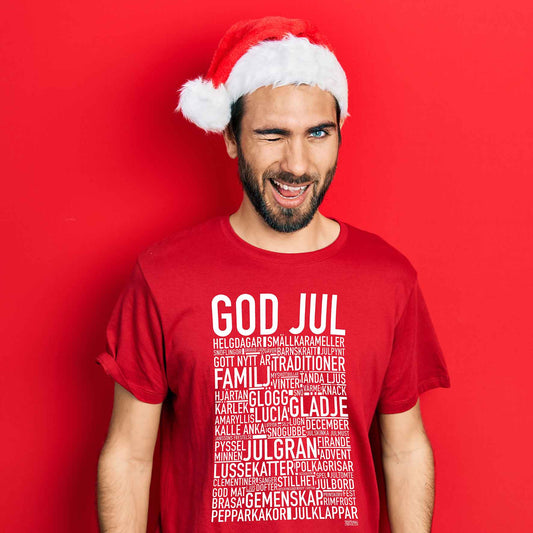 God Jul Text T-shirt