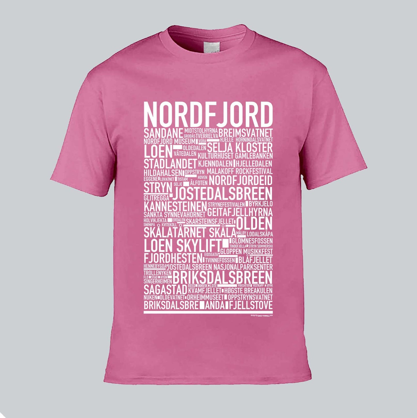 Nordfjord Text T-Shirt