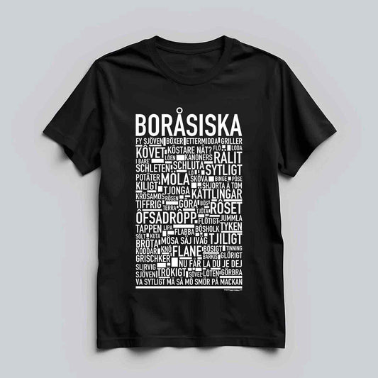 Boråsiska Dialekt Text T-shirt
