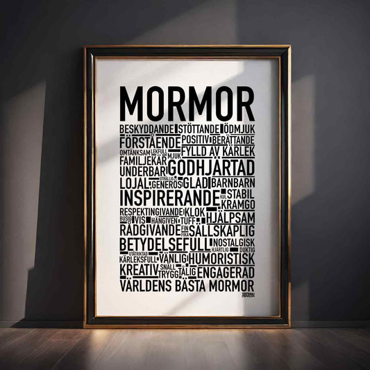 Mormor 2024 Text Poster