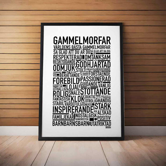 Gammelmorfar 2024 Text Poster