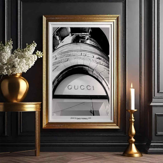 Gucci Facade Stockholm Poster