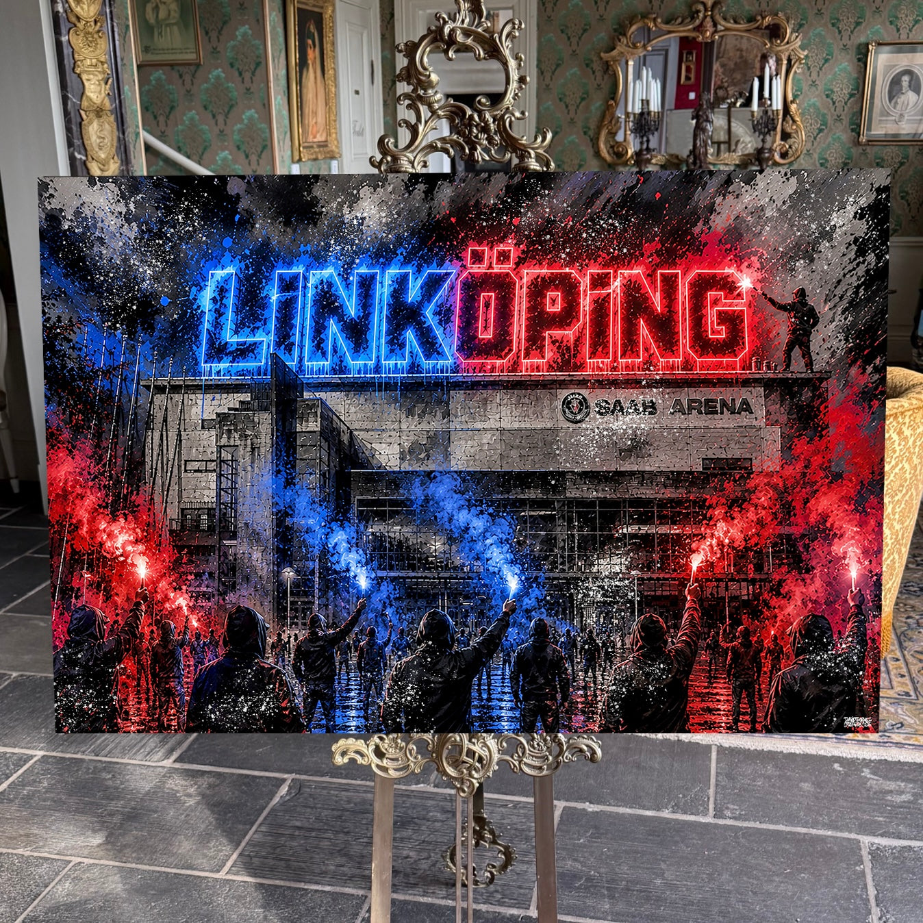 Linköping Saab Arena Canvas