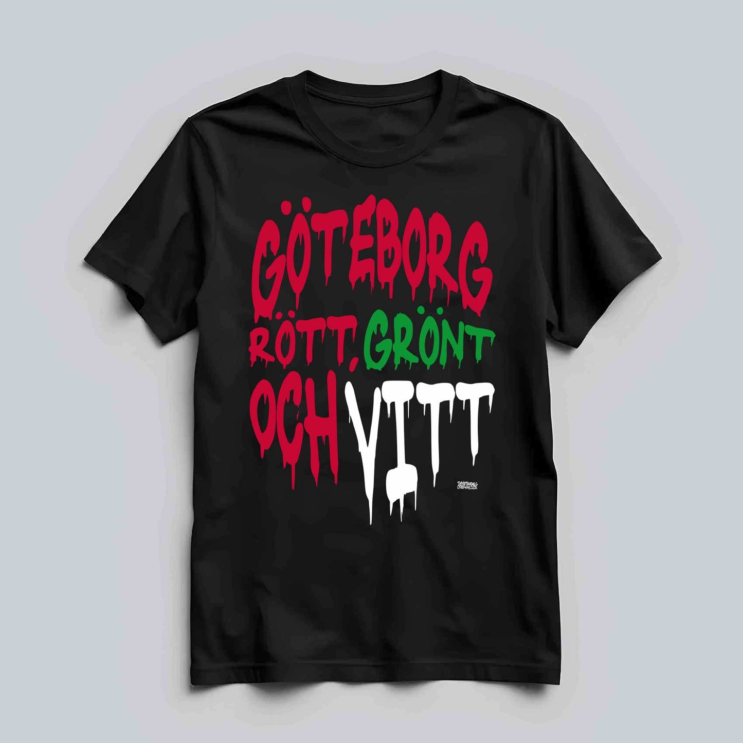 Göteborg Är Rött, Grönt & Vitt T-shirt