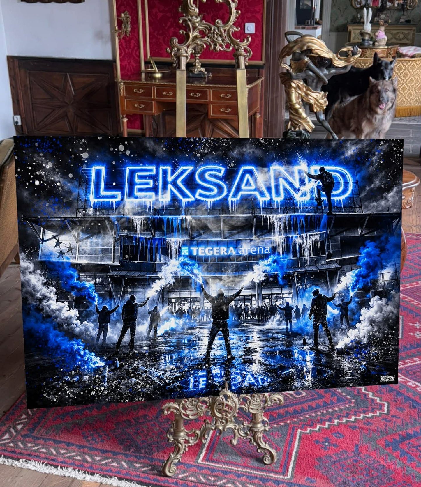 Leksand canvastavla 80x120cm