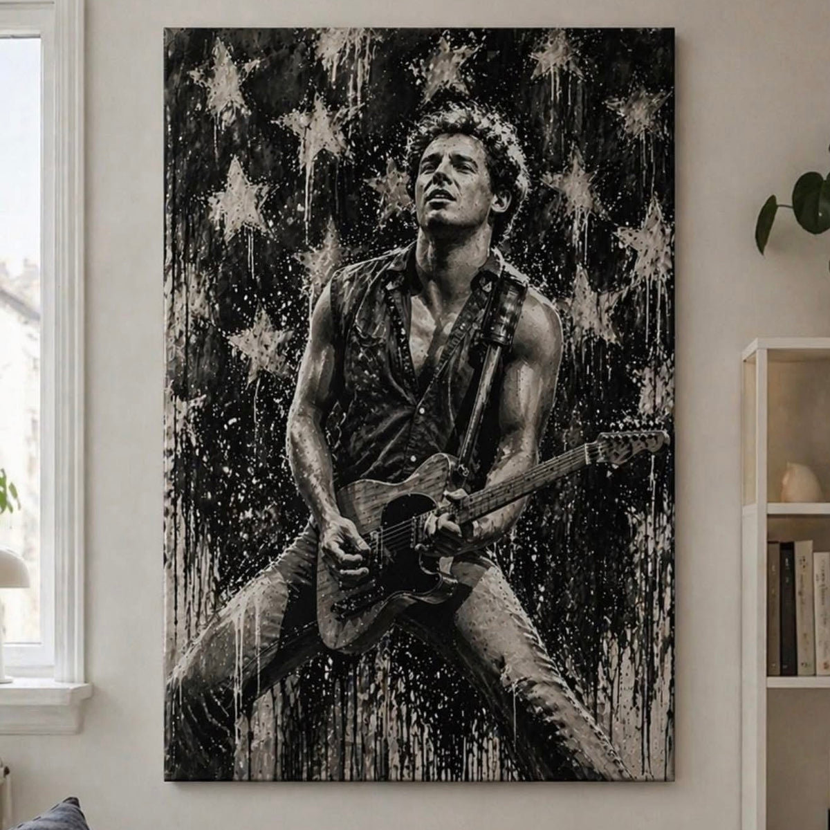 Bruce Springsteen canvastavla 75x100cm