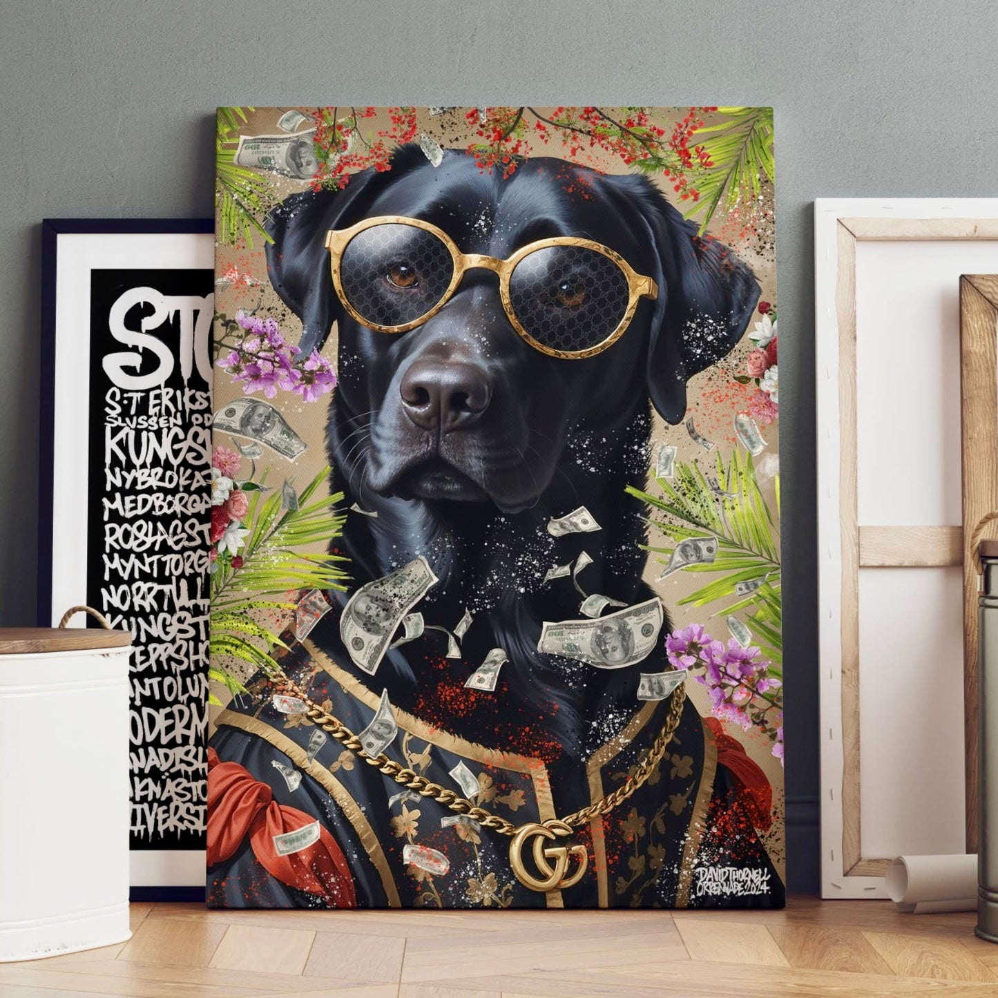 Labrador Svart Canvas