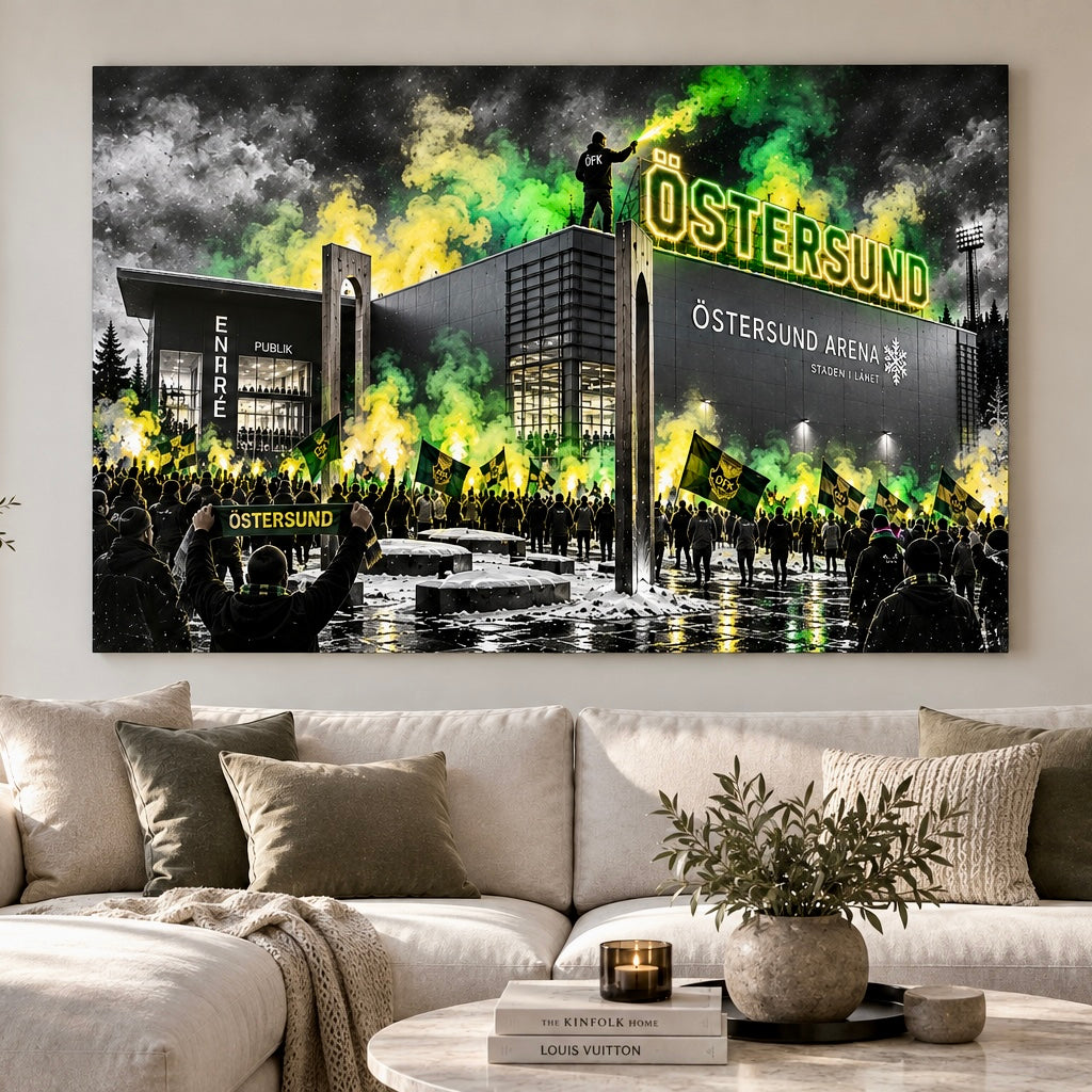 Östersund Arena Canvas