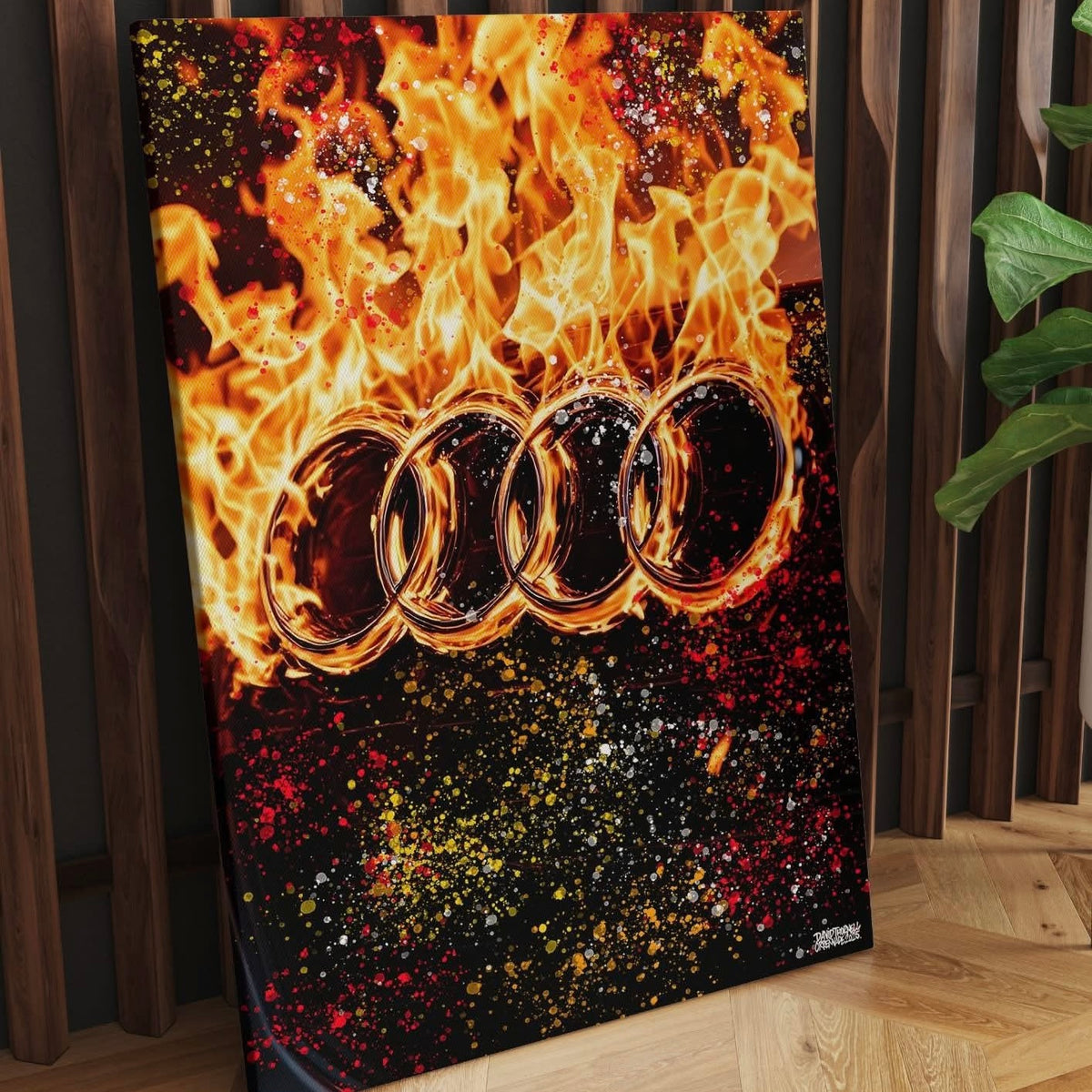 Audi Fire Canvas