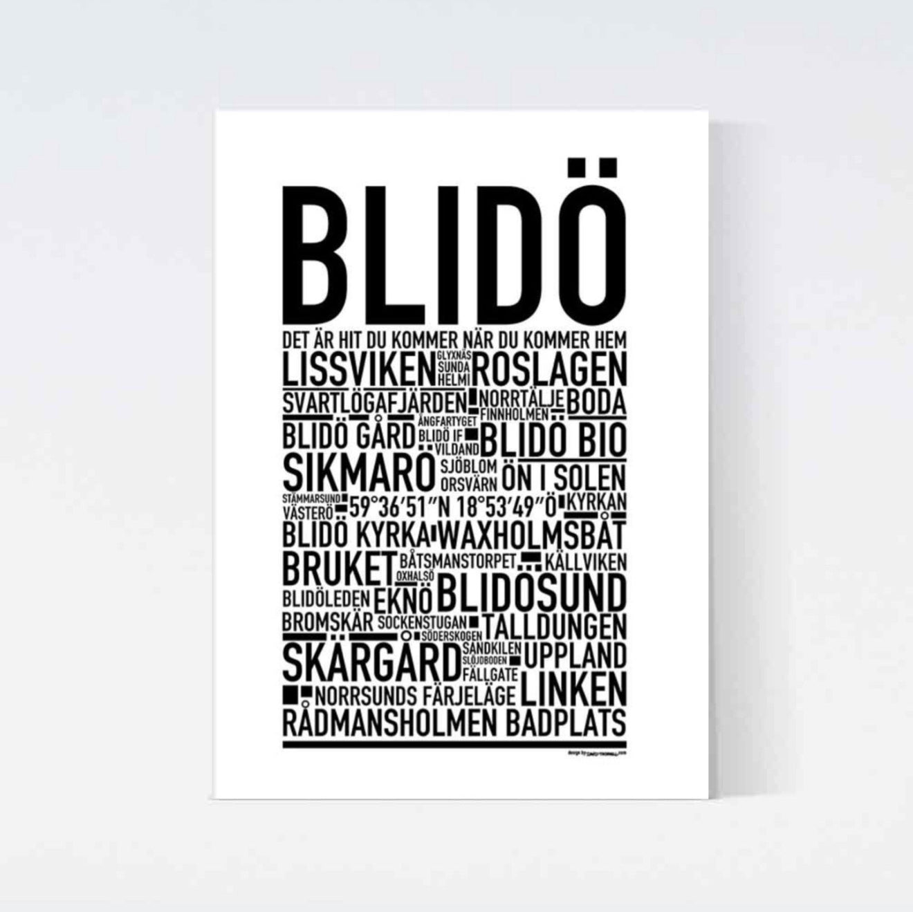 Blidö Poster