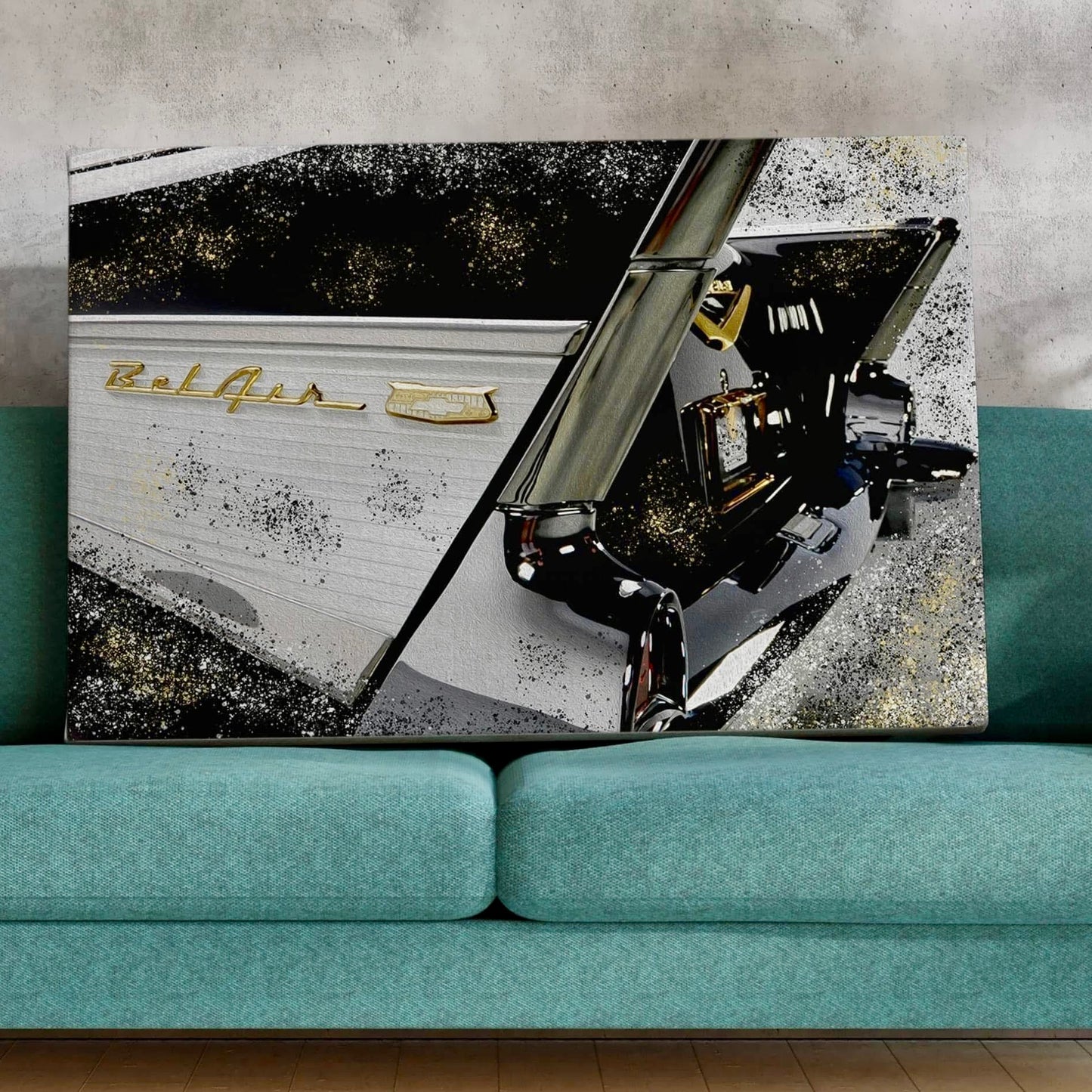 Chevrolet Bel Air Art Canvas