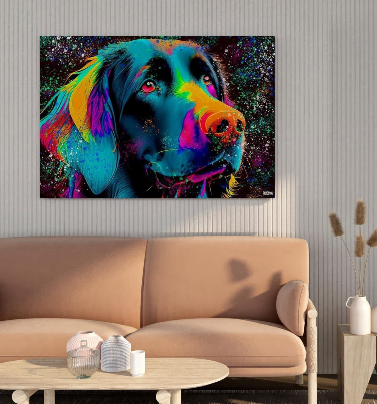 Flat Canvastavla 80x120cm