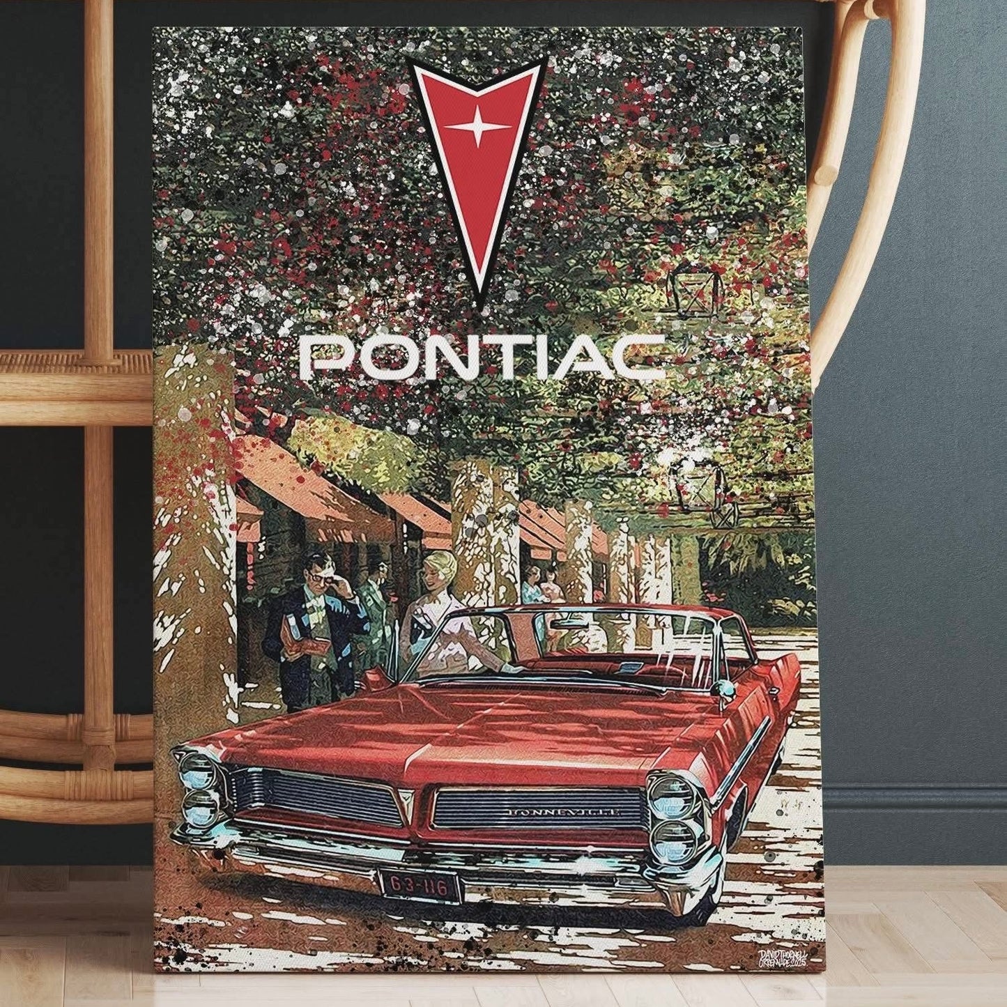 Pontiac Art Canvas