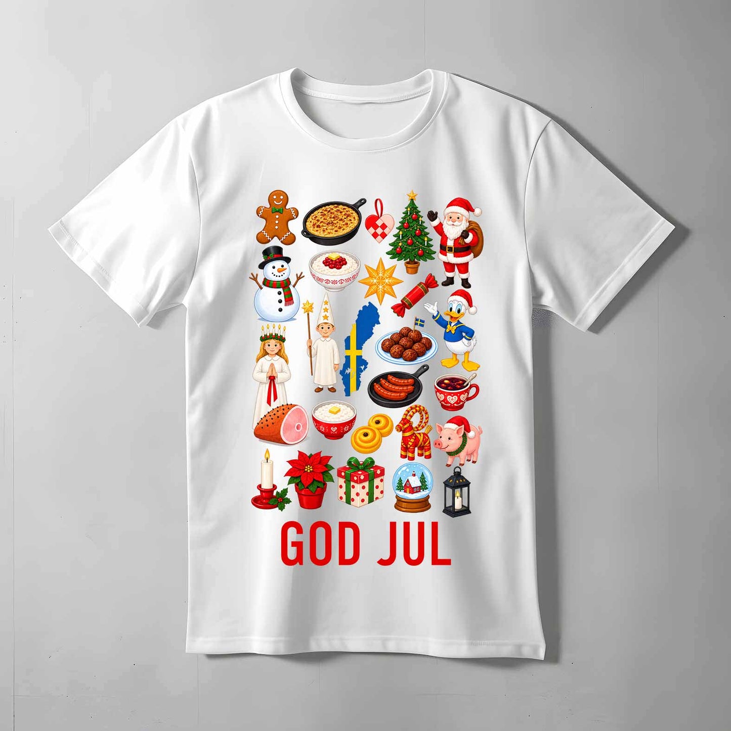 Svenska Julklassiker God Jul T-shirt