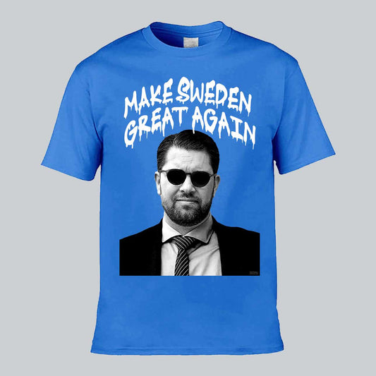 Make Sweden Great Again Text T-shirt