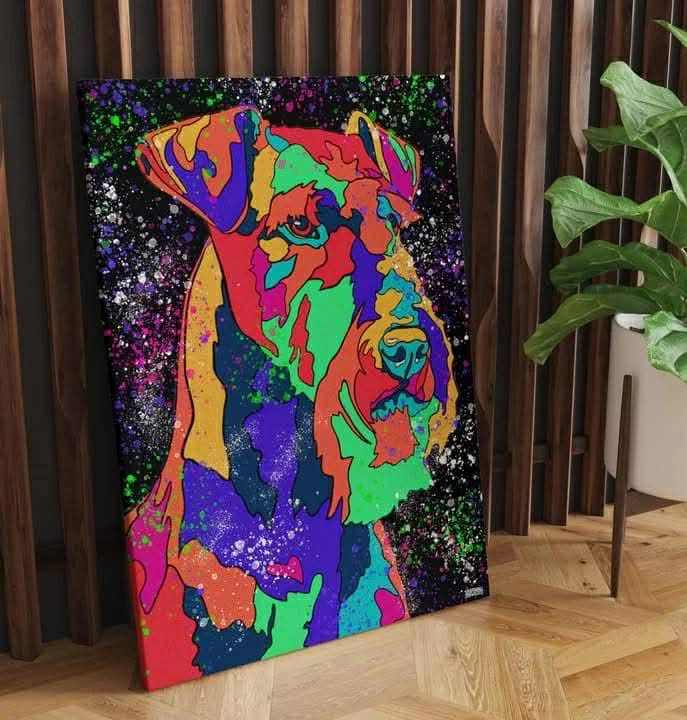 Airedale Canvastavla 80x120cm