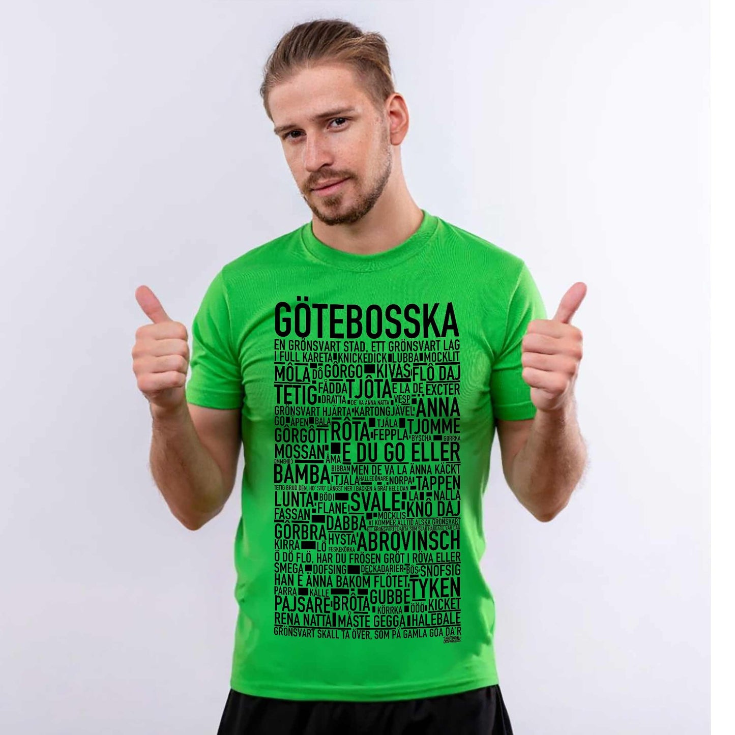 Götebosska En Grönsvart Stad T-shirt