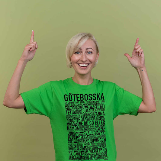 Götebosska En Grönsvart Stad T-shirt