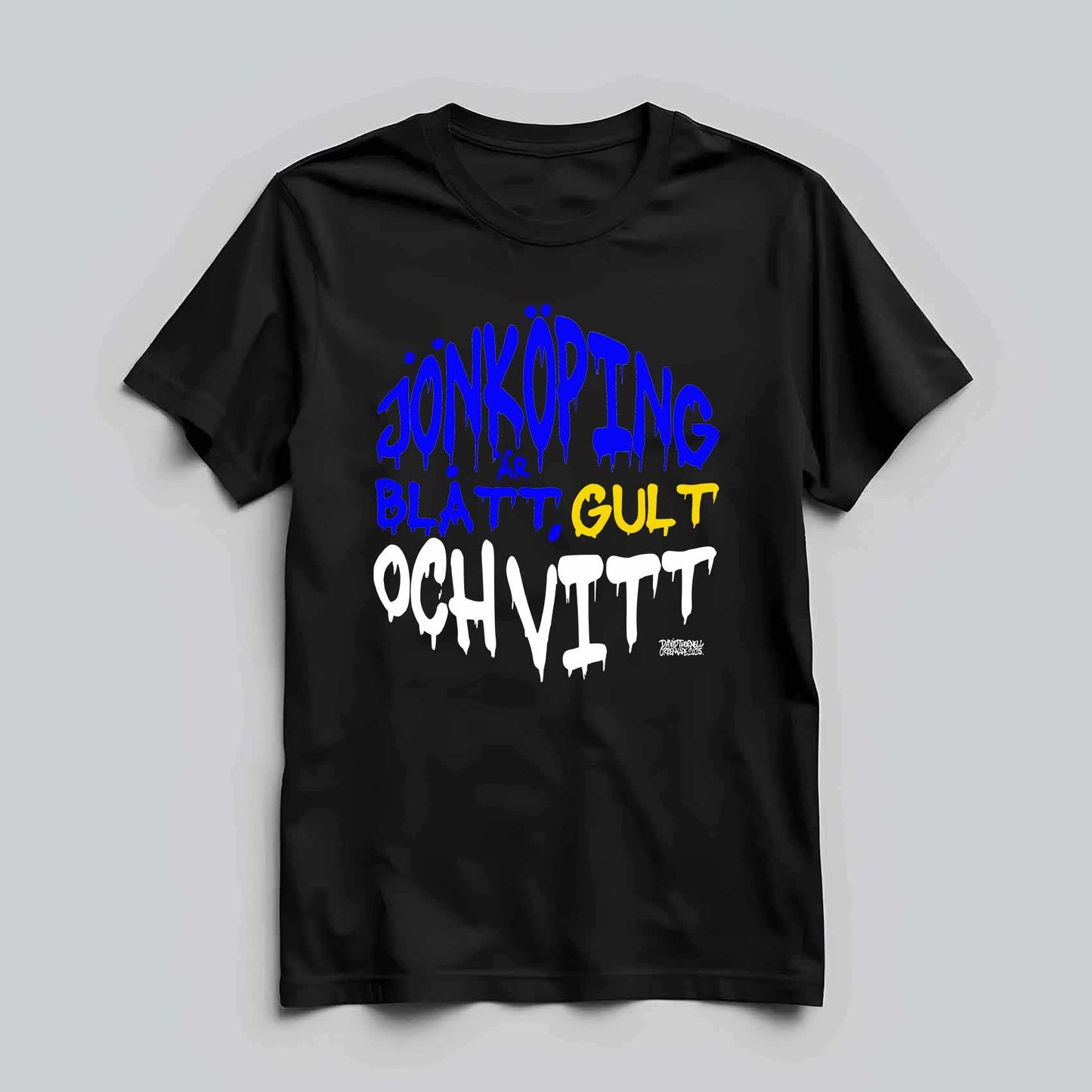 Jönköping är Blått, Gult & Vitt T-shirt
