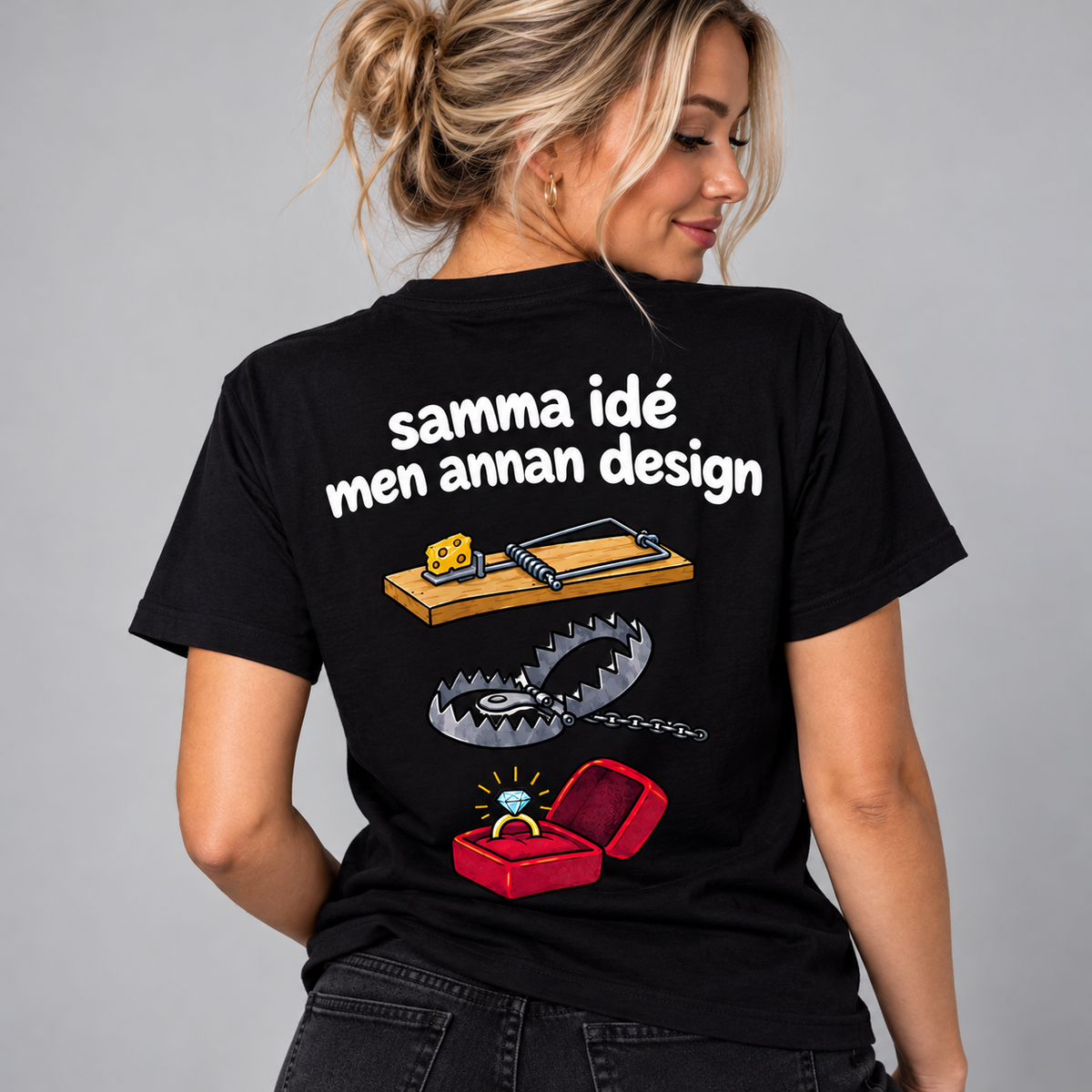 Samma Idé Annan Design T-shirt