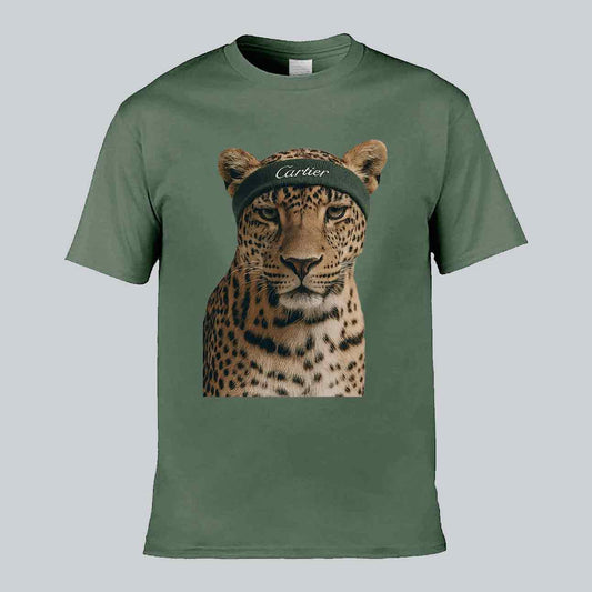 Leopard Sweatband T-shirt