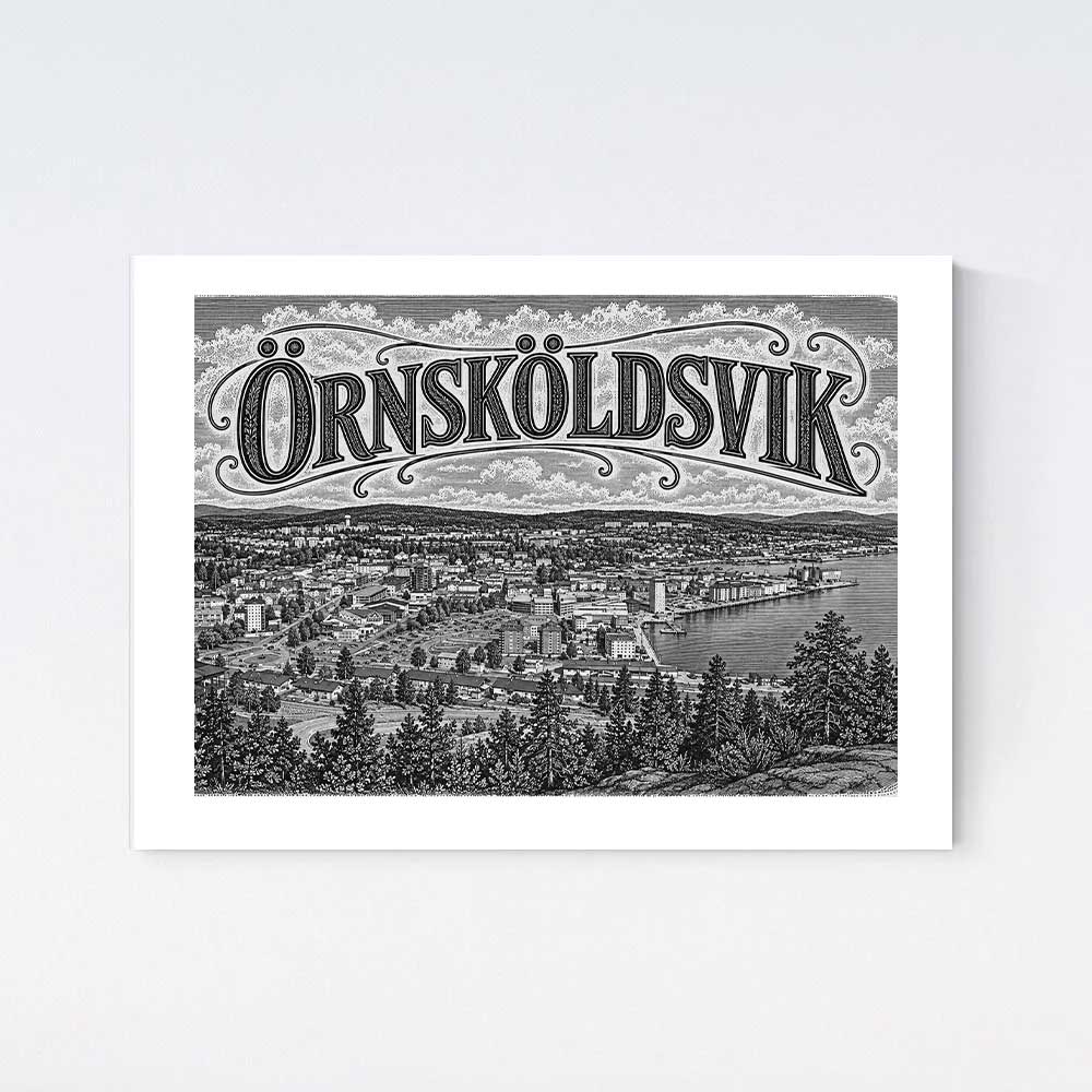 Örnsköldsvik Nostalgi Poster